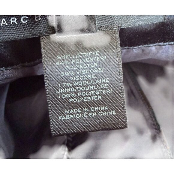 MARC BY MARC JACOBS Jaguar Print High Waist Wool Blend Shorts Size 6 - Picture 9 of 13